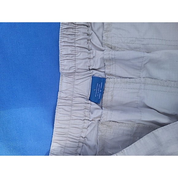 REEL LEGENDS Men's Size Large Beige Nylon Performance Shorts Cargo Fishing - Picture 6 of 12